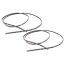 Practical 2Pcs Purfling Strips DIY for Guitar Ukulele Decorative Part