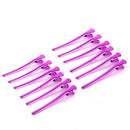 Lot 12PCs Hairdressing Sectioning Alligator Metal Hair Clips Barrette Grips