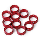10pcs Alloy 3 Holes Ring Shape Rope Cord Guyline Runners Anti Slip Fastener