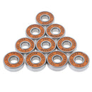 10 Pcs Stainless Bearings Performance Roller Skate Scooter Skateboard Wheel lj