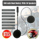 BT15 Bluetooth Motor Helmet Headset Motorcycle Helmet Handsfree Earphones