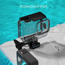 Soft Rubber Key Waterproof Housing Shell for GoPro Hero 8 Black Sports Camera