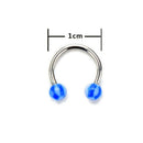 10x Eyebrow Lip Tongue Nose Navel Belly Button Studs Body Piercing Bj