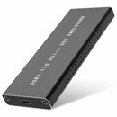 1X(Pcie Nvme Usb3.1 Hdd Enclosure M.2 To Usb 3.1 Type C M Key Ssd Enclosure