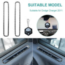 1pair Car Stickers Door Window Vent Panel Removable for Dodge Charger 2011