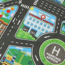 City Traffic Road Carpet Playmat Rug For Cars & Train Game Toys Baby Children