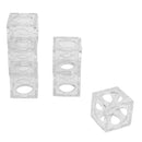 6 pcs Aquarium Acrylic Shrimp Shelter House For Small Shrimp Fish Clear