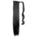 Ponytail Hair Extension Tail Hairpiece Long Straight Synthetic Women'S Hair