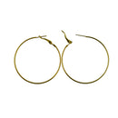 40pcs Brass Metal Earring Hoop Beading Components Jewelry Finding Making 2"