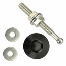 2pc Universal Push Button Quick Release Hood Pin Bonnet Lock Clip Latch Bumper