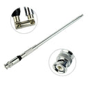 1.1m TNC Radio Transmitter Extendable Home FM Telescopic Antenna 76-108MHZ