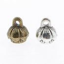 50pcs Lotus Flower Charms For Jewelry Making Crafting DIY Necklace Bracelet