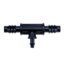 10pcs Tee Connector Use in 8/11mm Tube Change in 4/7mm Barbed Connector A