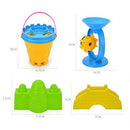 Set of 25 Baby Kid Beach Toys with Castle Bucket Spade Shovel Rake Kettle C T5D5