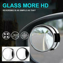 Convex BLIND SPOT MIRROR Towing Reversing Driving SELF-ADHESIVE Car Van Bikes x2