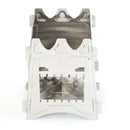 Stainless Steel Firewood Stove Portable Outdoor Picnic Camping Cooking Tool