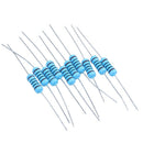 10 PC resistor 100 ohm 1 W fixed film, metal oxide blue