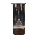 1X(Time Hourglass Ceramic Backflow Incense Holder Incense Burner Windshield