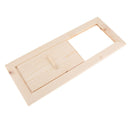 3 Pieces Multi-Functional Cedar Gable Vent, Ventilation Louvers Cedar Sauna