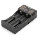 For Ni-MH/Ni-Cd Li-ion LiFePO4 Battery 2 Slot 5V USB Battery Charger LED Display