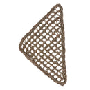 2pcs Triangle Reptile Hammock  Lounger Handwoven Seagrass Corner Hammock