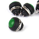 5Pcs Green Momentary Push Button Horn Switch OFF (ON) for Dashboard Boat Car