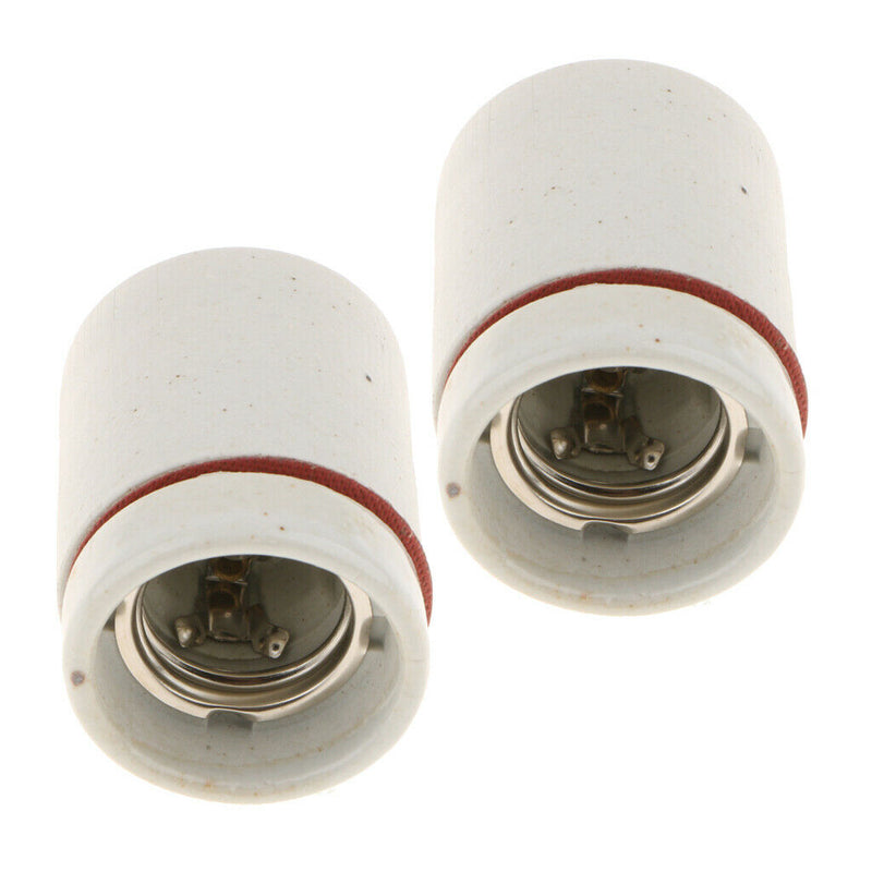 2x Reptile Heat Lamp Light Base Breed Heater Lamp Socket Basking Lamp Holder