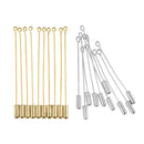 20pcs Collar Lapel Stick Brooch Pin Needle Suit Hat Scarf Making DIY Crafts