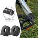 Bike Crank Protective Sleeve Bicycle Accessories Crankset Protector (Black)
