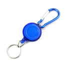 Lot 1 Badge Holder Winder Holder Keychain Retractable Carabiner Belt Clip I C4R1
