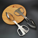 8/10 Inch Stainless Steel Scissor Fork Spoon Salad Clip BBQ Bread Tongs XUO EII