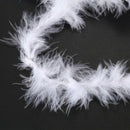 6 ft Marabou Feather Boa for Diva Night Tea Party Wedding - White