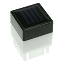 Square Waterproof LED Solar Light Fence Post Pool Garden Lamp Warm White