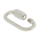 Stainless Steel 316 Quick Links Oval Carabiner Cable Shackle Connector 4mm