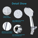 Shower Head,Handheld Shower Head, High Pressure Rainfall Shower Head Leak P