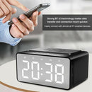Bt-508 Wireless Bluetooth 5.0 Speakers Time Screen Display Double-Horn Subw