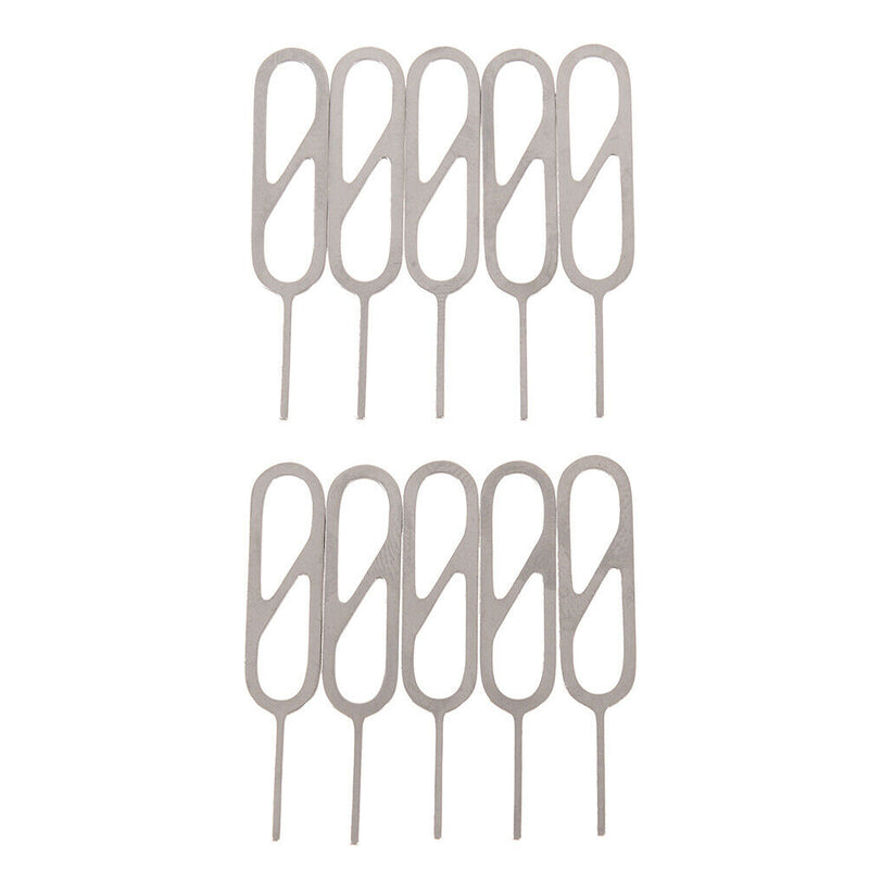 10 Pcs Sim card tray removal eject pin key tool stainless steel t!WJCA~
