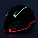 Motorcycle Helmet El Cold Light Helmet Light Strip Night Signal Luminous Mo S8N9