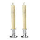 4pcs Romantic LED Flameless Swing Candles & Base Decor Restaurants, Hotels