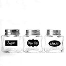 2014 Easy 36x Small Chalk Black board Mason Jar Labels Stickers Chalkboard B Ew