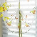 Fruit Rural Watermelon Embroidery Series Rome Bedroom Balcony Curtain