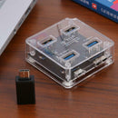 High Speed 5Gbps USB3.0 Type-C 4 Port Hub Adapter for Macbook ASUS Acer