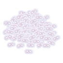 200pcs Microphone Windscreen Mic Cover Karaoke White with Pink Dots High Quality
