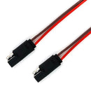 Trailer Flat Plug 2Pin 2x18AWG Extension Cable Trailer Signal Light Display