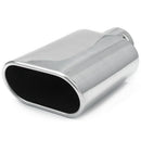 For BMW For Benz Universal Car Decoration Flat Chrome Stainless Steel Car M