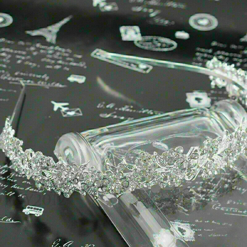 Women Wedding Bride Bridal Crystal Flower Party Hair Headband 2019 W9Q7 J0F F0R4