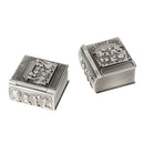 Metal Baby First Curl And First Tooth Box Container Cute Kids Keepsake Gift