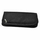 Unisex Multifunctional Canvas Clutch Bag Wallet Card Passport Holder Black T5V6