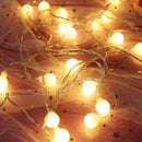 1 Set Fairy LED String Lights Christmas Round Ball Blubs Wedding Party L WUU