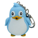 Cute Penguin Keyring Led Torch With Sound Keychain Christmas Xmas Party Fav A9K3